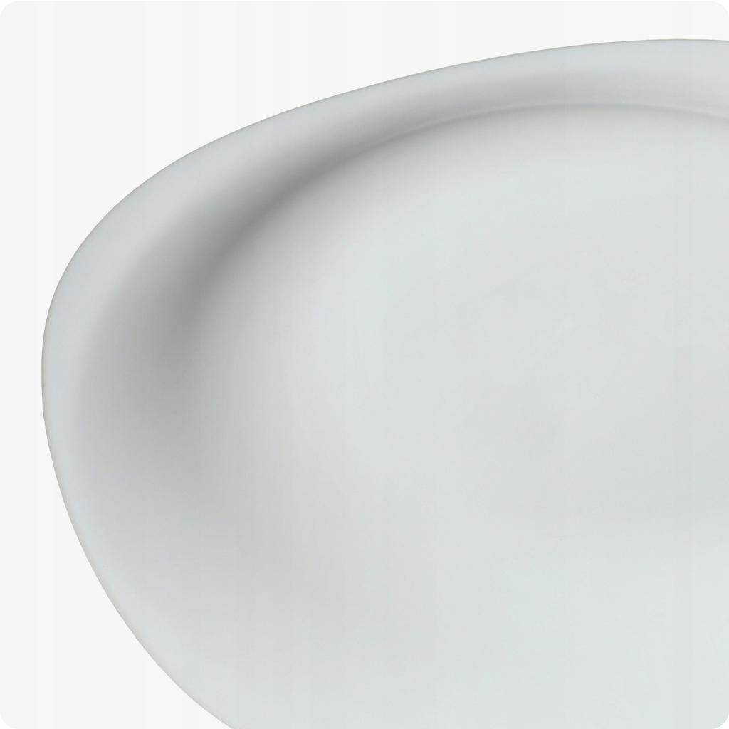 KADAX 6x Talerz Deserowy 21cm Biały Talerze Zestaw Talerzy Na Ciasto