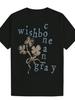 Men'S Floral Four-Leaf Clover Graphic T-Shirt - Lightweight Breathable Round Nec