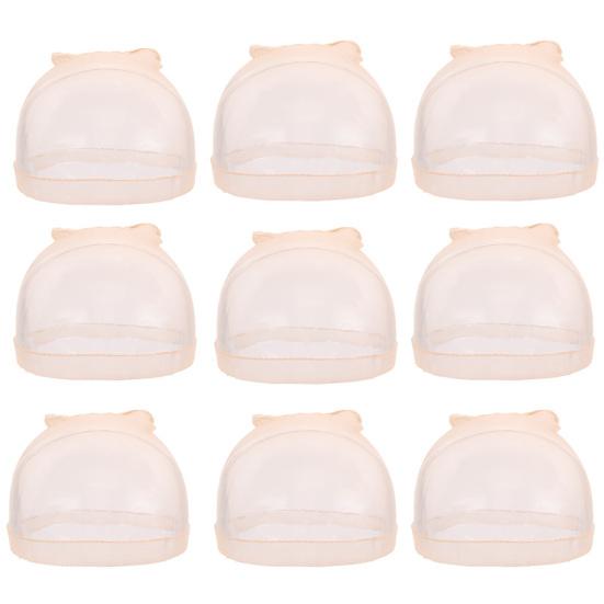 1 Pair Wig Hat Stretchy Invisible Breathable Sheer Natural Nude Ultra-thin Women Lace Front Wig Synthetic Hair Net Stocking