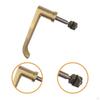 Fireplace Door Handle Repair Parts 14cm Professional Household Easy To Install Sturdy