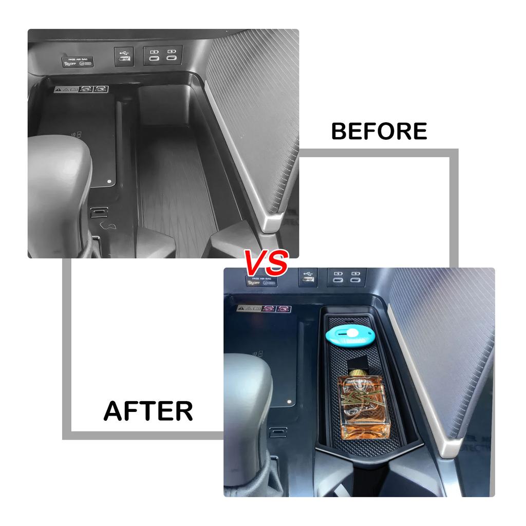 2PCS Center Console Organizer Gear Shift Side Storage Box For 2025 Toyota Camry (XSE/XLE/SE/LE) Front Console Car Storage Box