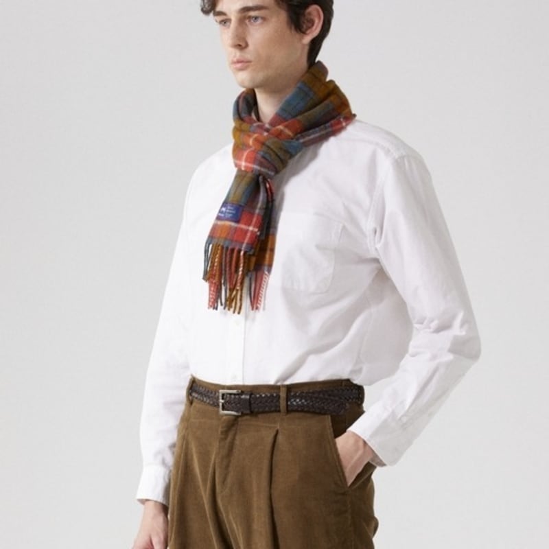 ABRAHAM MOON Šála z merino vlny 25 cm - Antique Buchanan