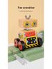 DIY Interlocking Car Robot Assembly Kit for Kids - Wooden Educational Toy