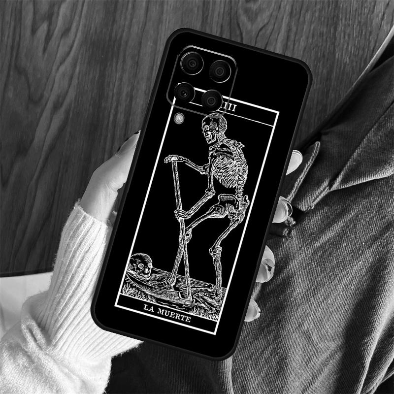 The Hermit Tarot Card Grim Reaper Case For Samsung Galaxy M11 M21 M31 M35 M12 M13 M14 M15 M16 M36 M56 M53 M32 M52 M55 M34 M54