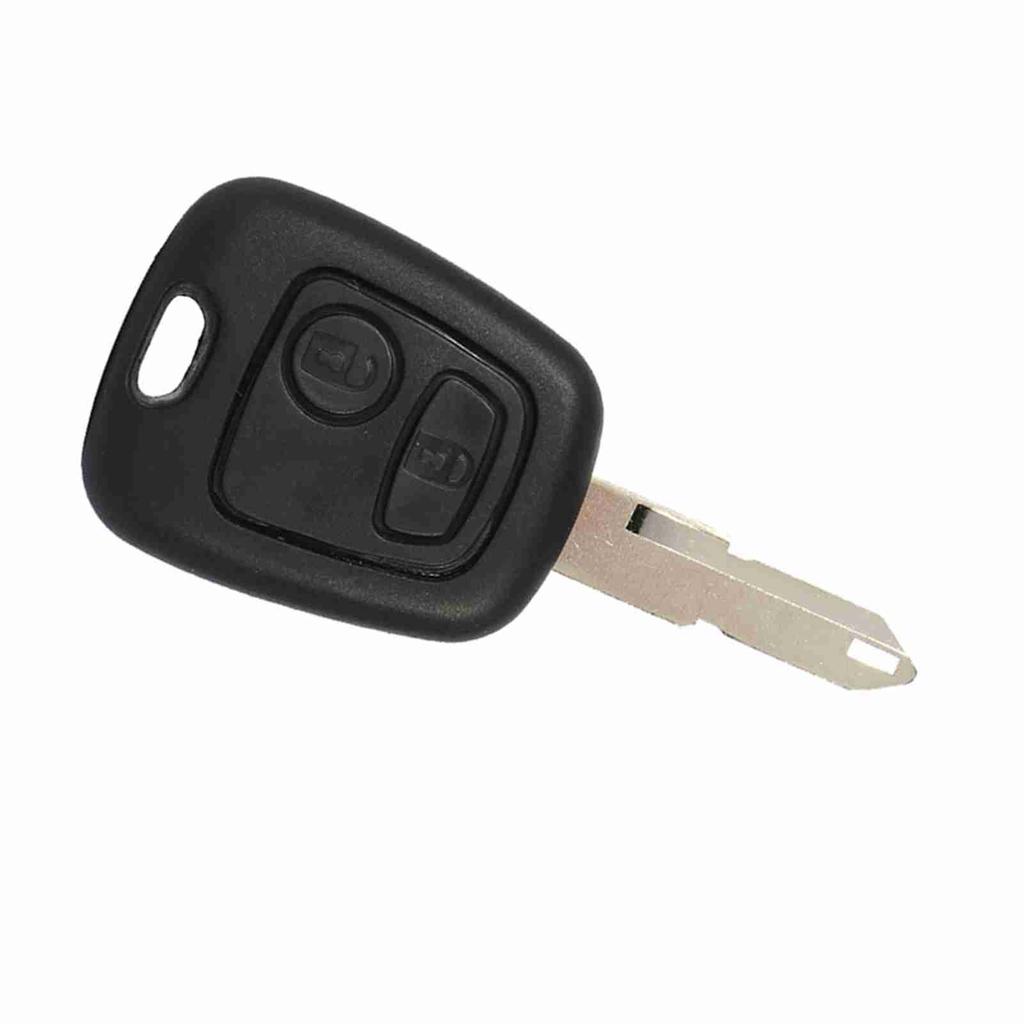 2 Tasten Unbearbeitete Leere Klinge Fernbedienung Auto Schlüssel   für   206