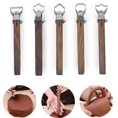 Copo de chá utensílio de água lidar com ferramenta cerâmica diy artesanal escultura de argila de polímero raspador de reparação leve e fácil de usar