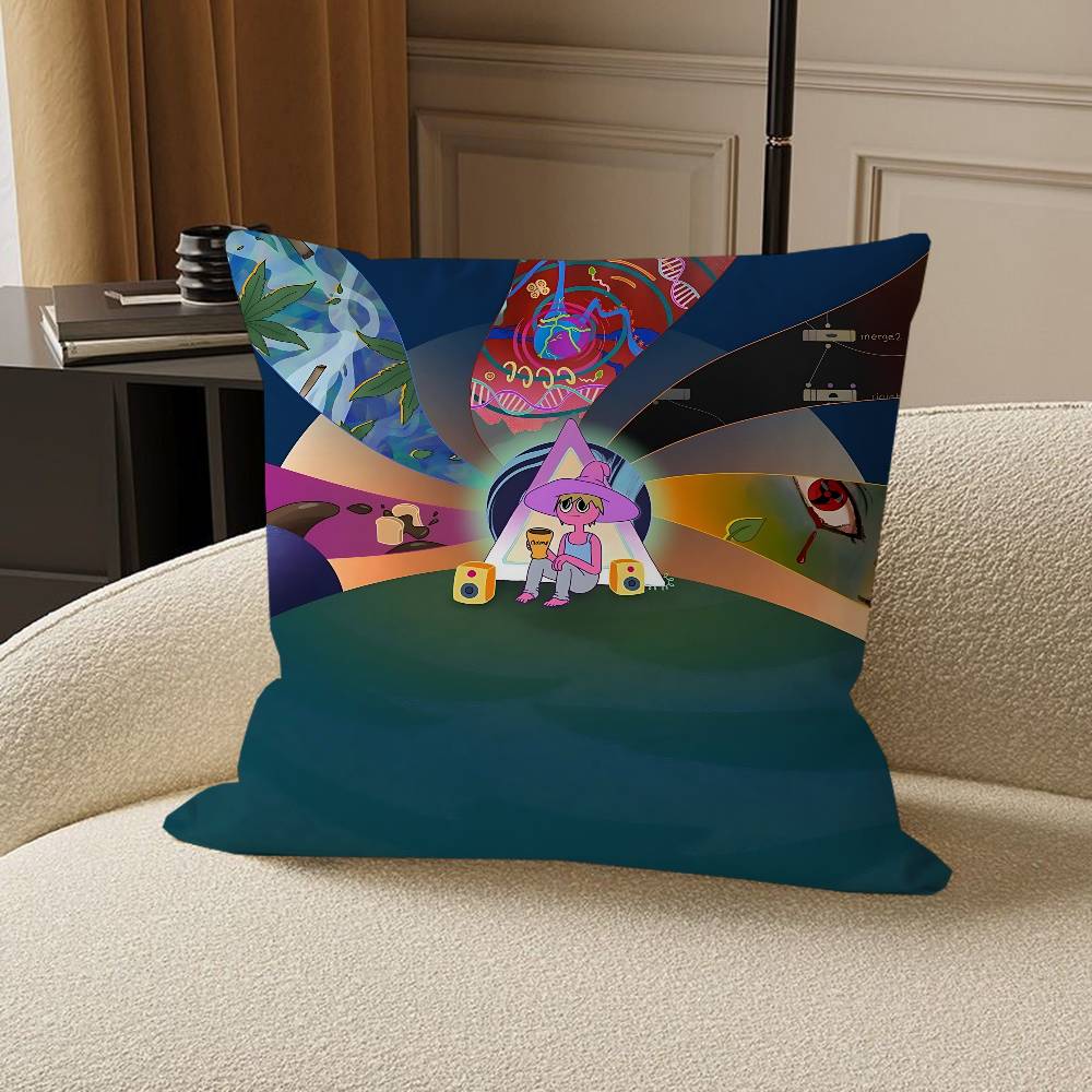 The M-Midnight Gospel Cushion Cover Decorative Pillow Sofa Home Decor Case Pillow Cases