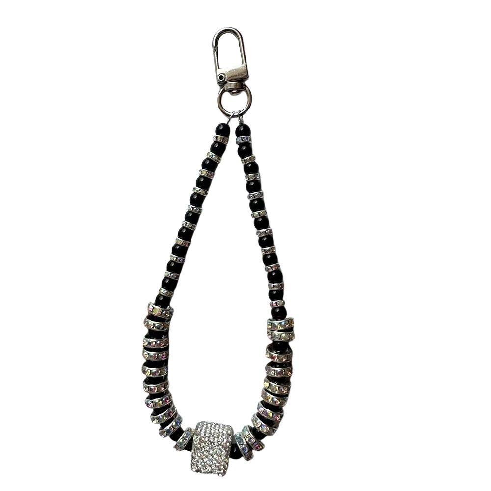 

Жемчужная сумка-подвеска Элегантный брелок из бусин Подвеска для телефона против потери Девушка 4