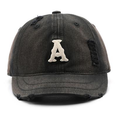 Spring and Autumn Personality Washing Alphabet Embroidery Cap Outdoor Travel Sunscreen Baseball Cap