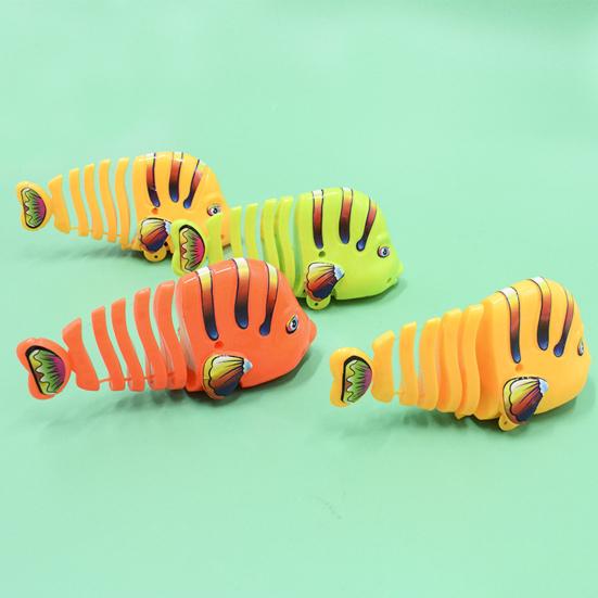 Fish Wind-up Toy Battery-Free Interesting Cute Swinging Fish Nostalgic Interactive Toy