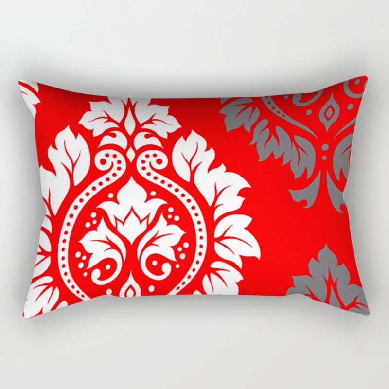 

Скандинавский красный сладкий чехол для подушки, классический геометрический модный домашний декор, наволочка для гостиной, дивана, наволочка на талию автомобиля 30*50 30X50cm