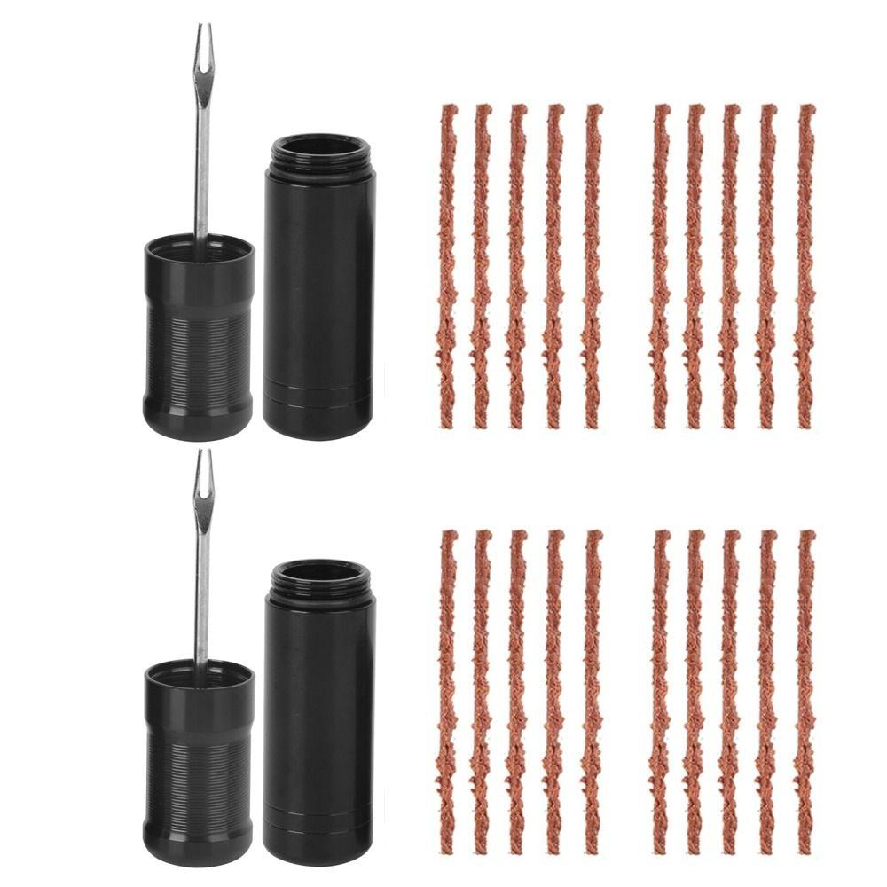 2 Set with 20 Rubber Strips Bicycle Tire Repair Tool Bike Tire Repair Tool  Emergency Repair