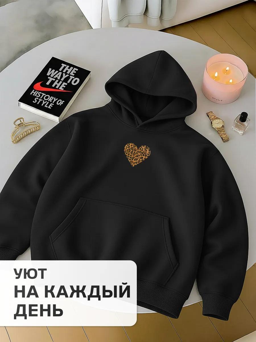 

Худи с принтом леопарда и графическим сердцем для мужчин и женщин, повседневная толстовка, оверсайз, Y2k, Харадзюку, флис, теплая спортивная одежда, женская, мужская одежда 4XL