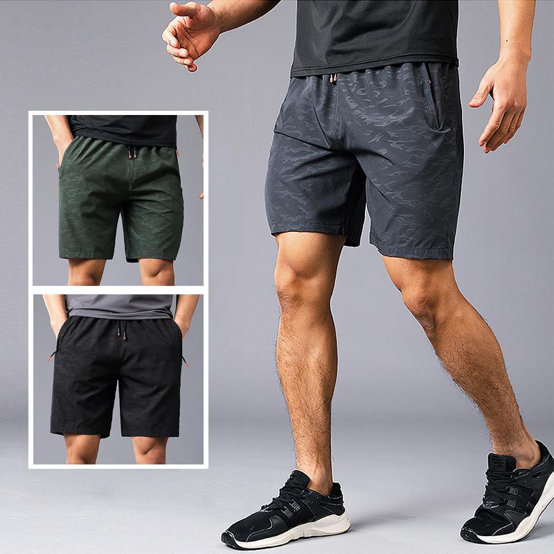 

JAYSCE Мужские шорты для тренировок в тренажерном зале Короткие брюки для бега Облегающие брюки для тренировок Тяжелая атлетика Бодибилдинг Джоггеры с карманами Повседневные спортивные шорты