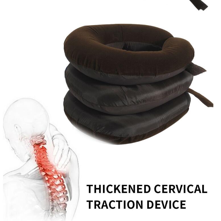 U-shaped Air Inflatable Pillow Neck Pillow Cervical Brace Neck Shoulder Relax Support Massager