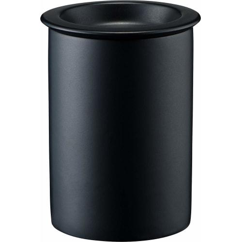 cores Coffee Canister, Porcelain, 200g, C820BK, by a Long-Established Manufacturer, Highly Airtight, Flavor-Enhancing, Simple Design