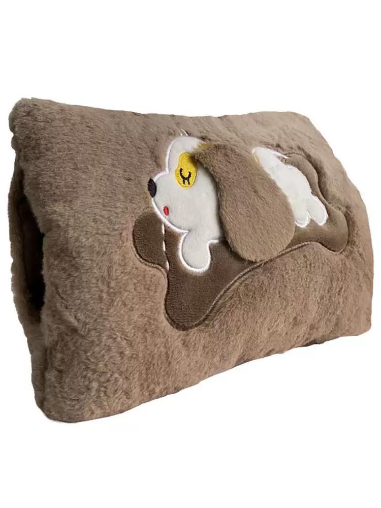 Rechargeable Hot Water Bag Removable and Washable Explosion-Proof Heating Pad for Girls Warm Belly Hand Warmer Plush Cute Cartoon Electric Heater