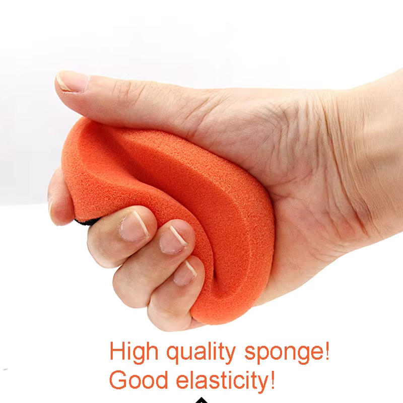 Car Wax Applicator Pads Set With Red Handle Soft Sponge Applicators Foam Wax Pad For Polishing And Cleaning Cars
