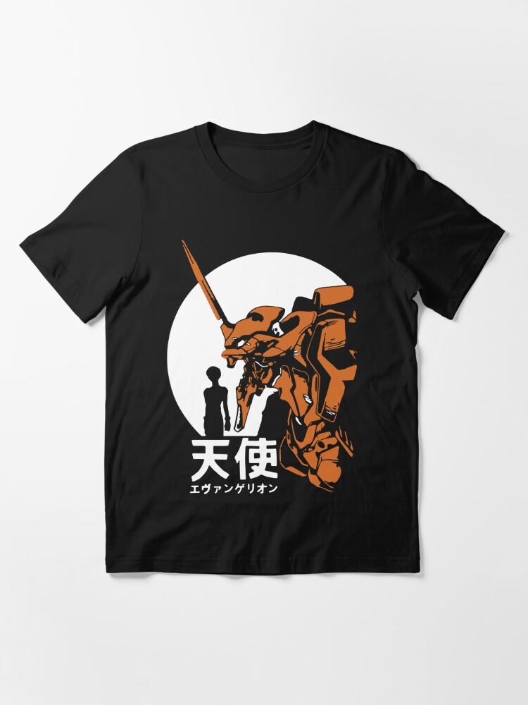 100% Cotton Anime Harajuku Ayanami Rei Printing Tshirt MenMomen Oversized Short Sleeve T-shirt Spring Summer Tops