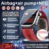 2026 Men Air Pump Airbag Blood Lipid Smart Watch ECG Blood Pressure Uric Acid Temp Heart Rate Women Health Waterproof Diagnosis Fashion Smartwatch
