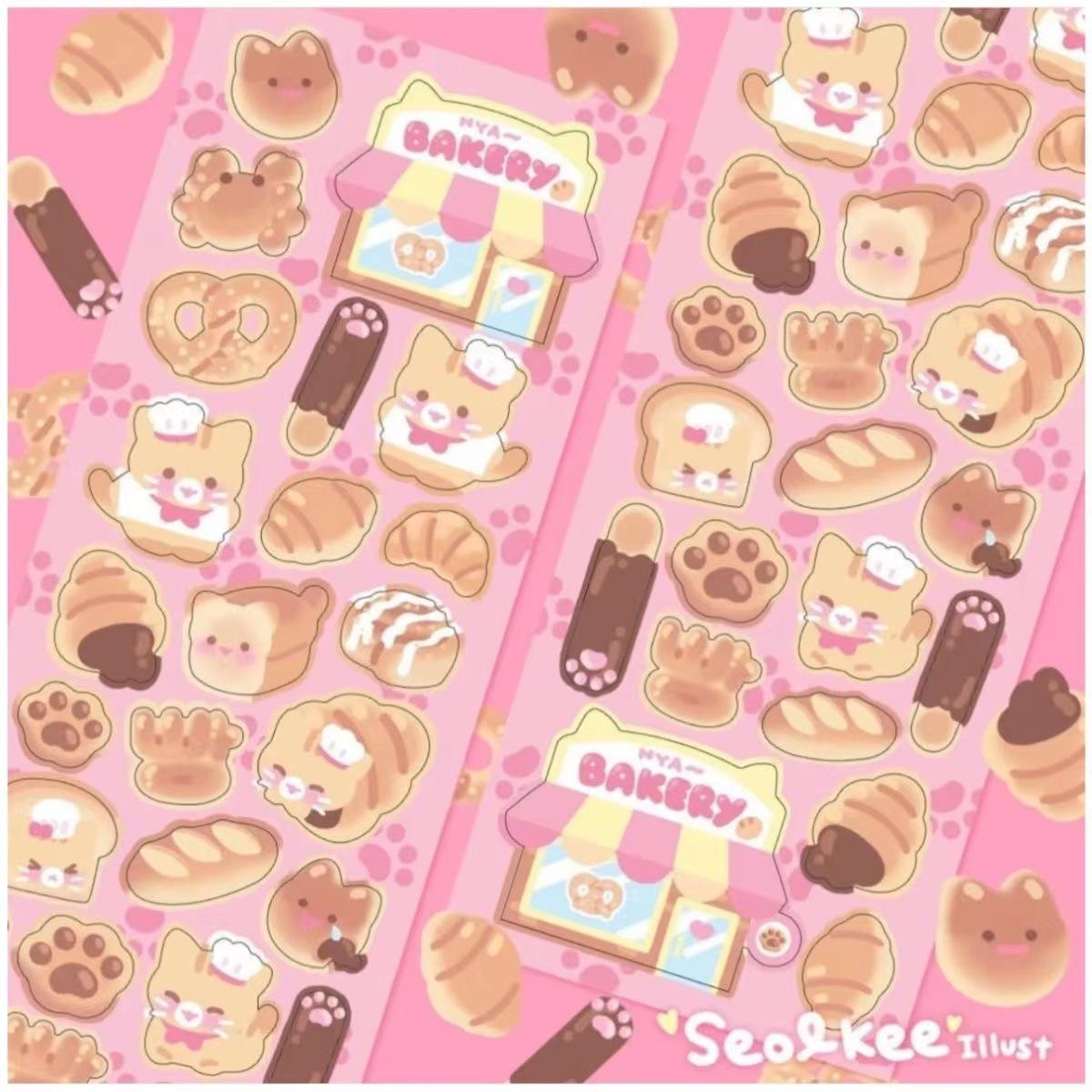 Корейская популярная мультяшная наклейка того же стиля — фото 9