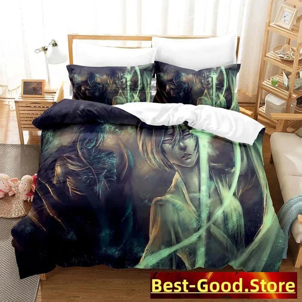 Comforter New 3D Print Anime Bleach Kuchiki Rukia Bedding Set Single Twin Full Queen King Size Bed Set Adult Kid Bedroom S