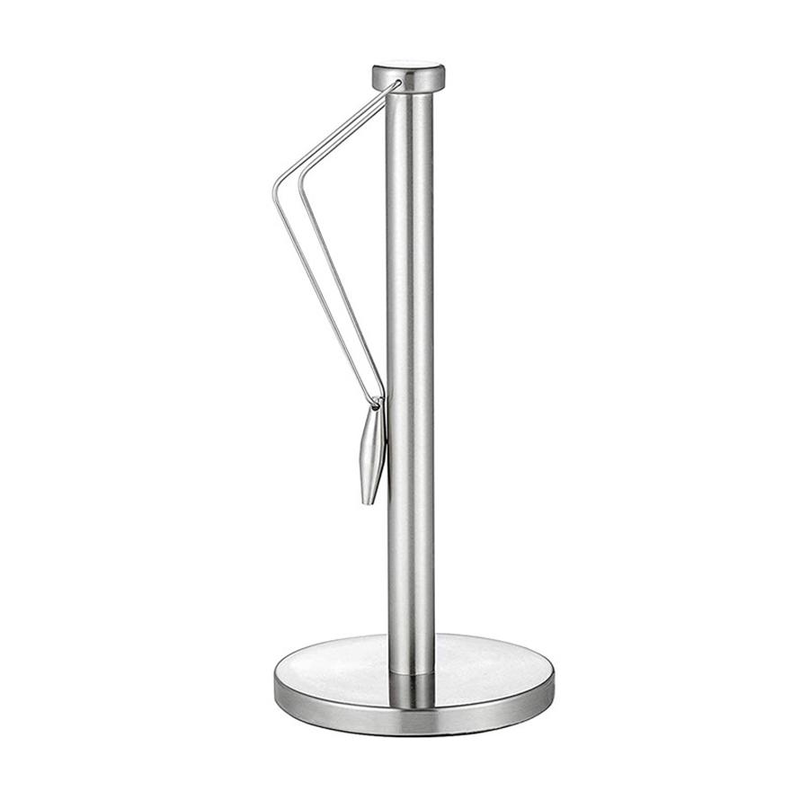 

Stainless Steel Vertical Paper Towel Holder Stand For Home Kitchen Countertop Living Room Napkins Paper Roll Holder Storage Rack