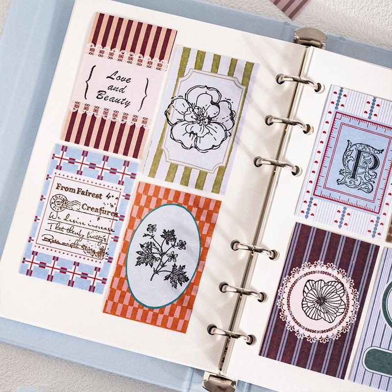 Beautiful Day Sticker Pack: Light Retro Collage Notes - Frame Things Series (4 Types)