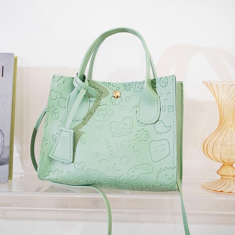 Handbag Large Capacity Bag Womens Embossed Crossbody Bag Shoulder Bag