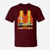 3D Bauarbeiter Orange Warnweste Grafik T-Shirt für Unisex Kleidung Sommer Lässig Unisex Oberteile T-Shirts Mode T-Shirt