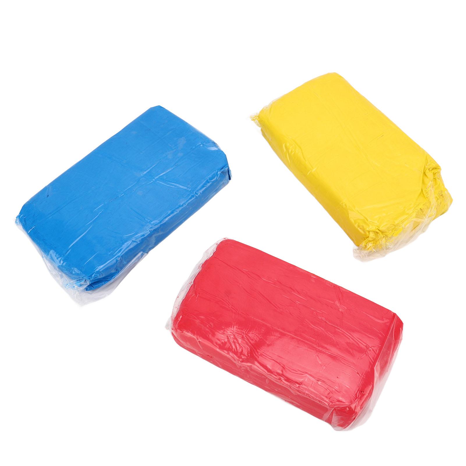 

3 шт. бумажная глина для студентов, сделай сам, ручная работа, многоразовая, легкая форма, легко прилипает, бумажная глина, сохнет на воздухе