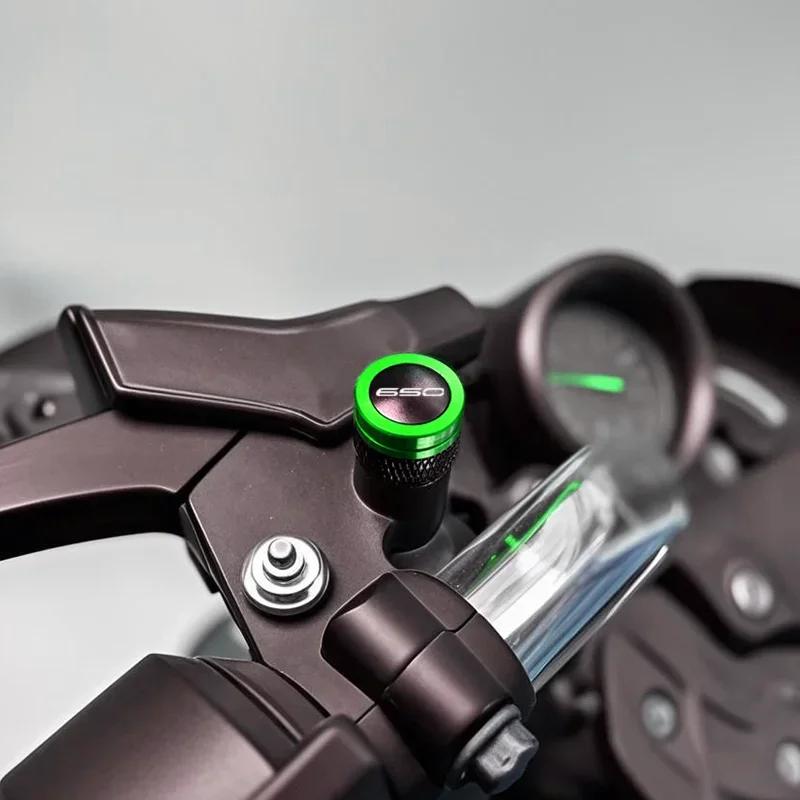 Motorcycle Accessories CNC aluminum mirror Hole plug screw bolt 2025 NEW For Kawasaki Z650 Z650RS Z 650RS Z650 RS Z 650