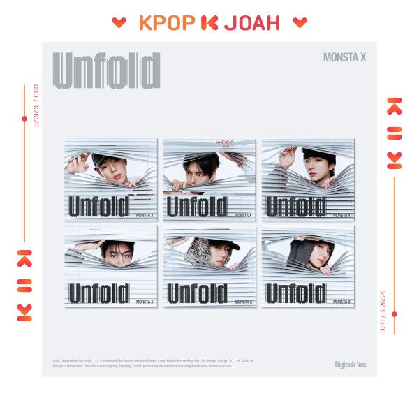 MONSTA X [UNFOLD] Альбом США (ДИГИПАК вер.) RANDOM