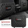 AAALG1 Leather Car Anti-Kick Mats Auto Seat Back Protector Cover For Civic Fit Jazz Accord Pilot CRV Odyssey Passport City Shuttl