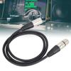 1m/3.3ft Microphone Cable 3Pin XLR Male to 3Pin XLR Female Male to Female Cable  for Speakers