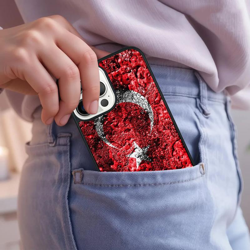 Republic Turkey Flag Ankara Phone Case For iPhone 17 Air 15 16e 14 13 Pro Max Coque 12 11 Pro Max PLUS cover
