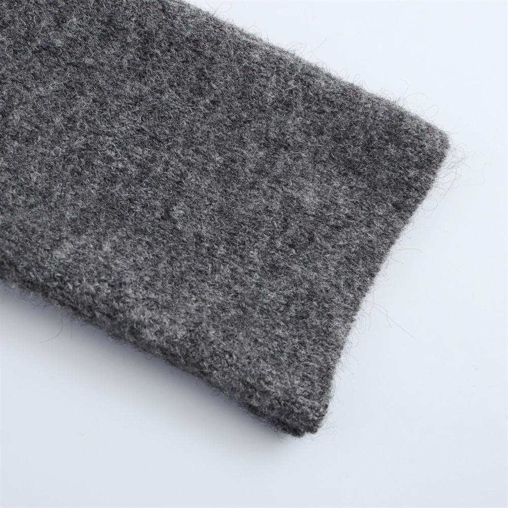 2025 Spring Women's Short Knit Cardigan with Round Neck and Long Sleeves