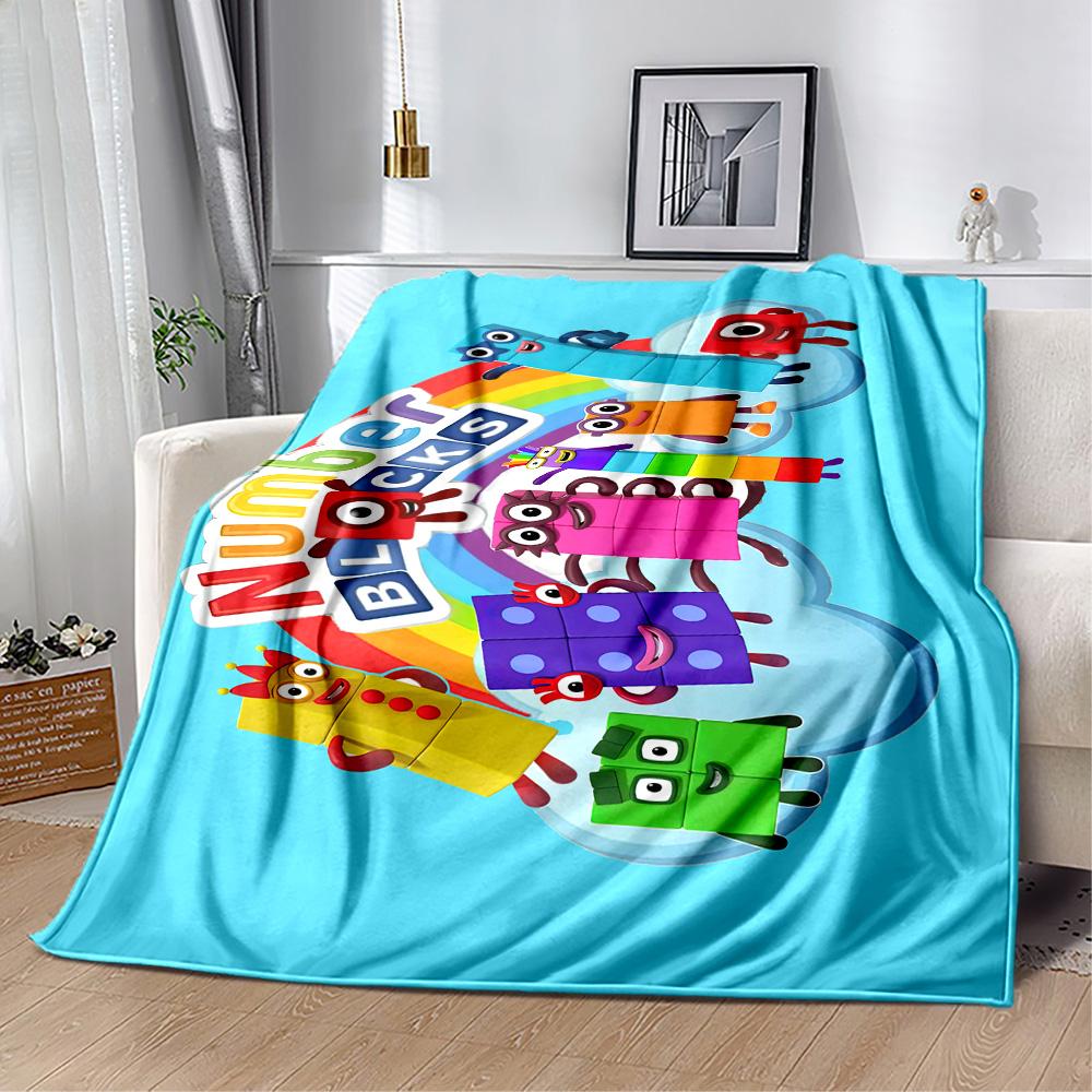 Numberblocks Blanket Comfortable Perfect for Sofa Bed Couch for All Occasions Stylish Decor Ideal Gift For Birthday Valentine'S Day