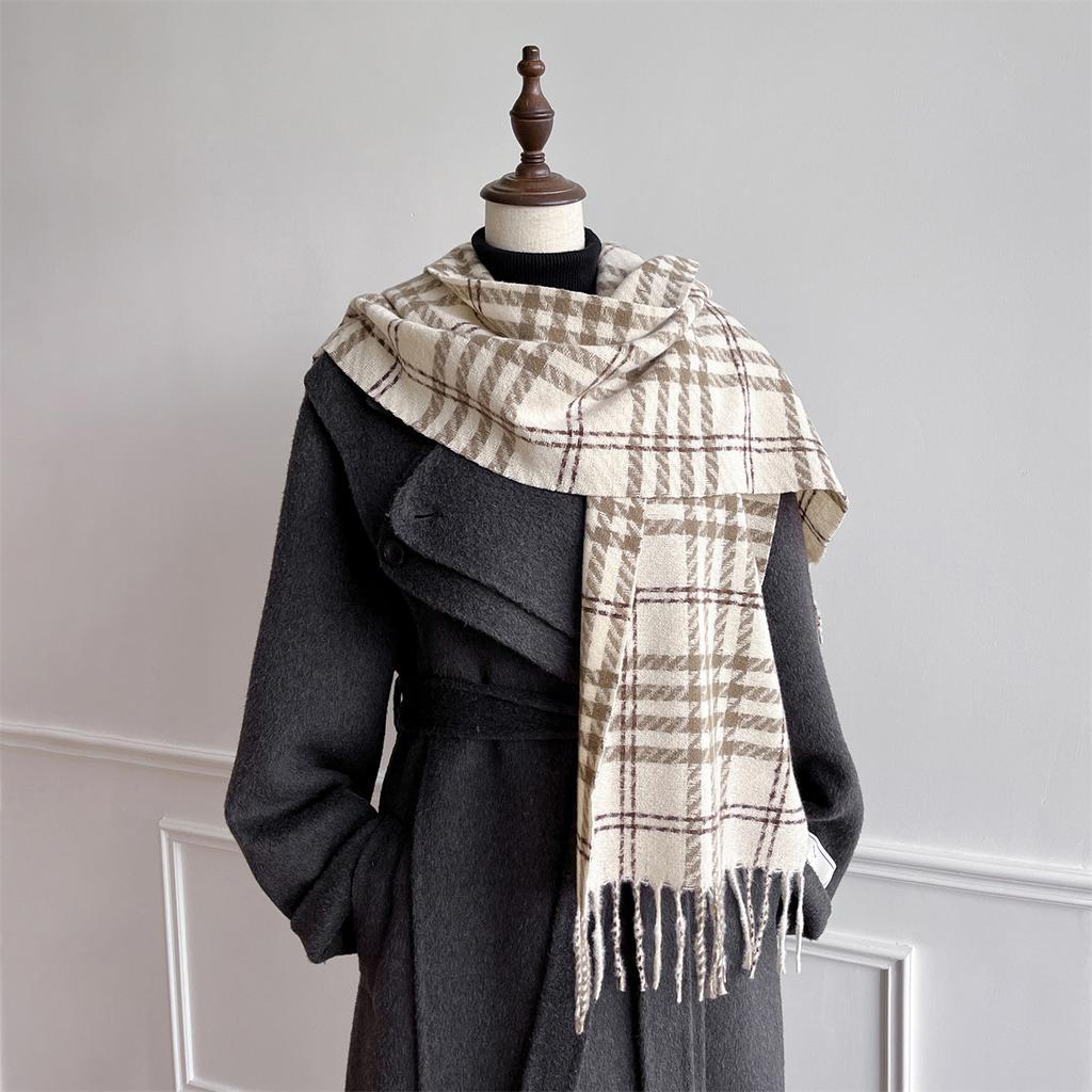 New Winter Shawl Scarves Wrap  Design Cashmere Scarf Women Warm Fashion Pashmina Femal Poncho Neckerchief Echarpe Bandana