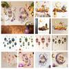 Ramadan Kareem Wall Stickers Colorful Lantern Moon Star Window Decal Ramadan Decoration 2026 Eid Mubarak Muslim Party Decor
