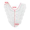 White Mesh Hollow Lace Bead Cloth Sticker Clothing Dress Dress Wedding Dress Decoration Front Collar Cloth Sticker Accessories