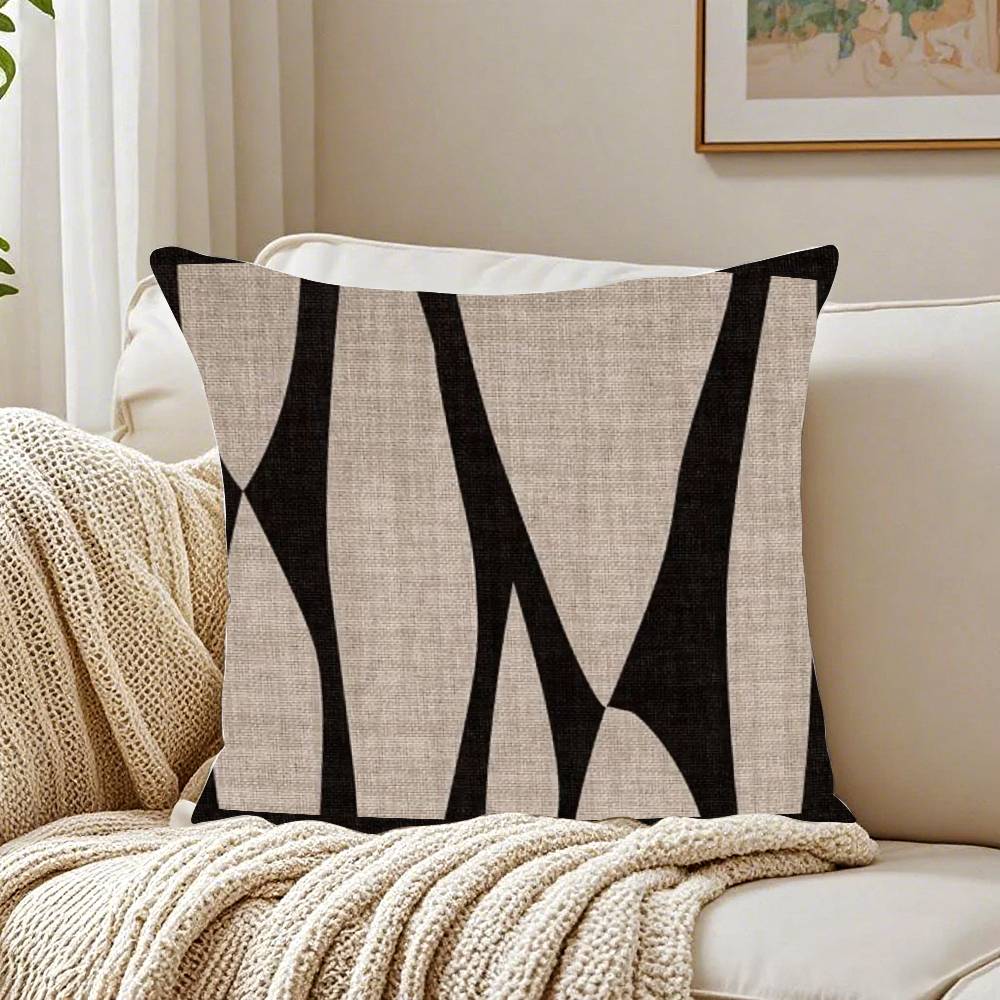Home Decor Abstract Geometric Pattern Throw Pillow Covers Pattern Cushion Cover Suitable For Sofa Bedroom Car Pillow Cover
