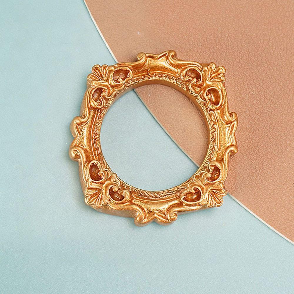 Vintage Resin DIY Shadow Box Frame Gold DIY Memory Display Frames Wedding Photo Display Frames Photography Background Decoration