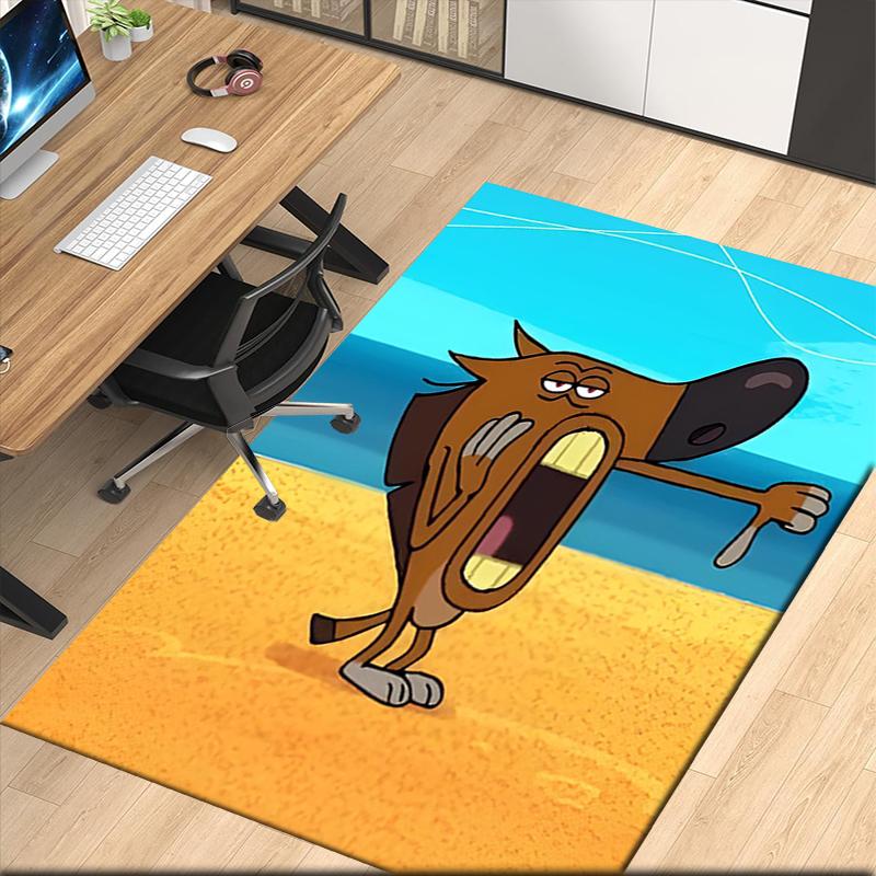 Zig & Sharko Printed Carpetrugfor Office Chair Living Room Bedroom Kitchen Room Decor Gifts