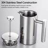 Double Wall French Press Coffee Maker 350/600/800/1000/1500ml Coffee Press Machine  Cafetiere