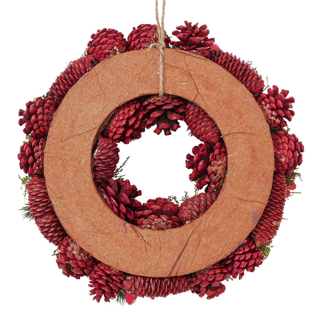 Francfranc Francfranc Wreath Large Red Christmas Door Decoration 2025 Model