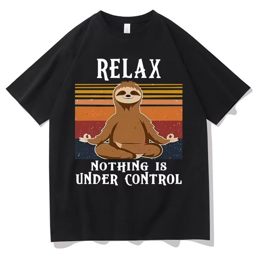 

Sloth Tshirts Unisex Women Trendy High Quality Tshirts Harajuku Casual Tshirt Short Sleeves Graphics pure Cotton Tee Shirts 2026 L