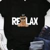 Nice Teddy Bear Print Women T Shirt Casual Short Sleeve O-Neck Cartoon Graphic Tees