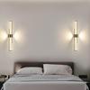 60/80/100/120cm Linear Aluminum Wall Lamp Living Room Bedroom Aisle Light Minimalist LED Wall Lights