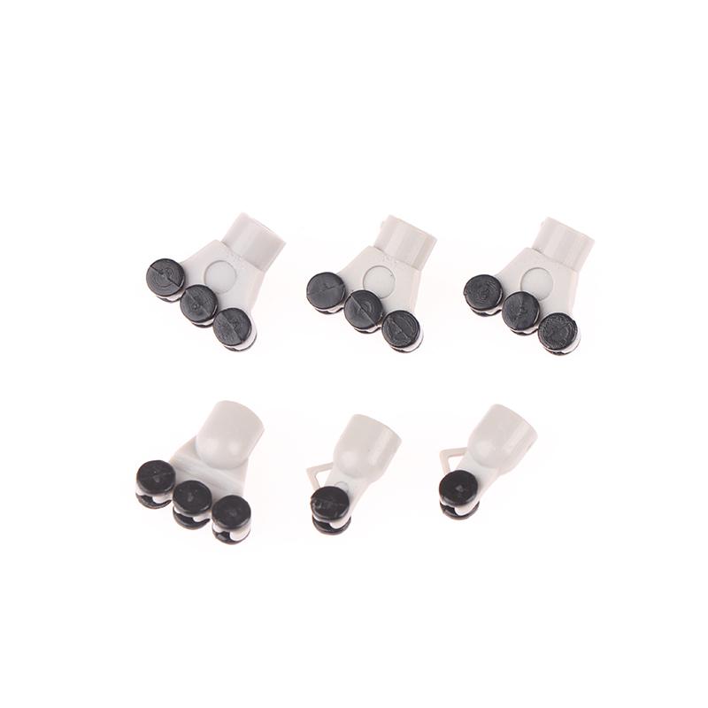 Ein Satz Räder, 6 kleine Räder für 20 cm Legierungsmetall Sowjetunion Air 225 An-225 Flugzeugmodell Flugzeug